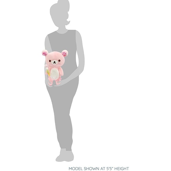 NWT Rikakkuma 15” Pink Plush Stuffed Animal Cherry Blossom Sakura Series - Picture 10 of 10